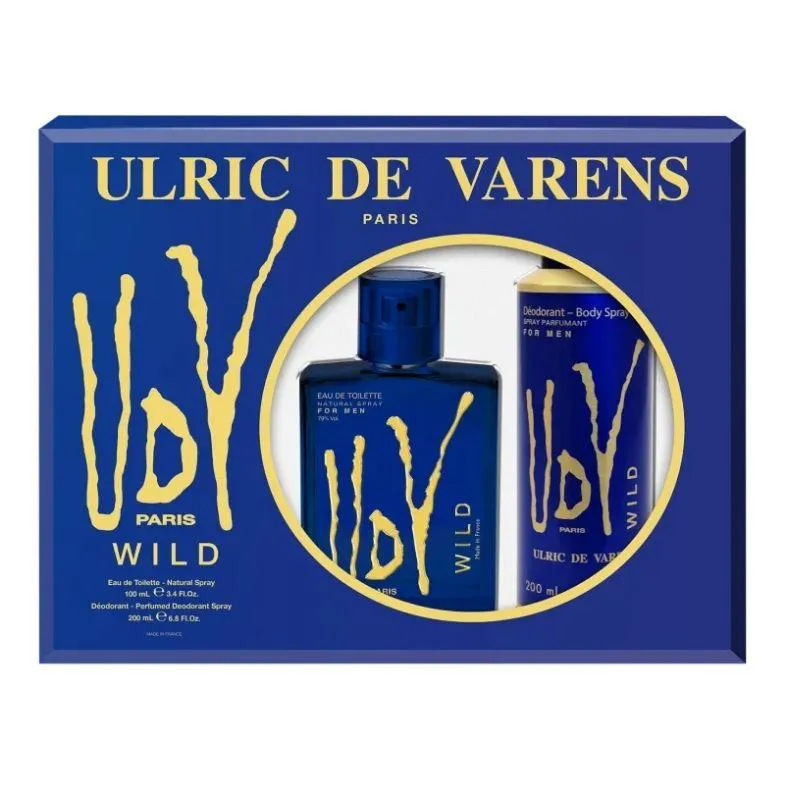 KIT UDV WILD EDT ( PERFUME 100 ML + DEO SPRAY 200 ML ) &#039