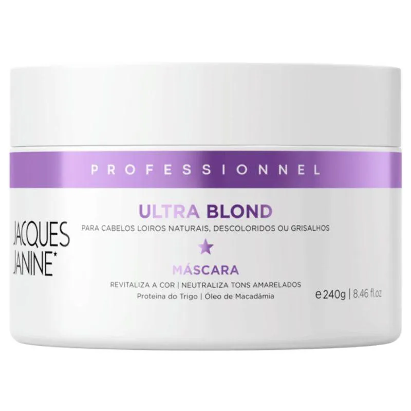 MáSCARA CAPILAR ULTRA BLOND 240 G - JACQUES JANINE
