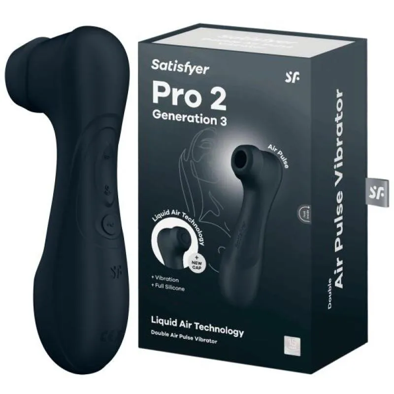 ESTIMULADOR CLITóRIS VIBRADOR SATISFYER PRO 2 GENERATION 3 AIR PULSE ORIGINAL