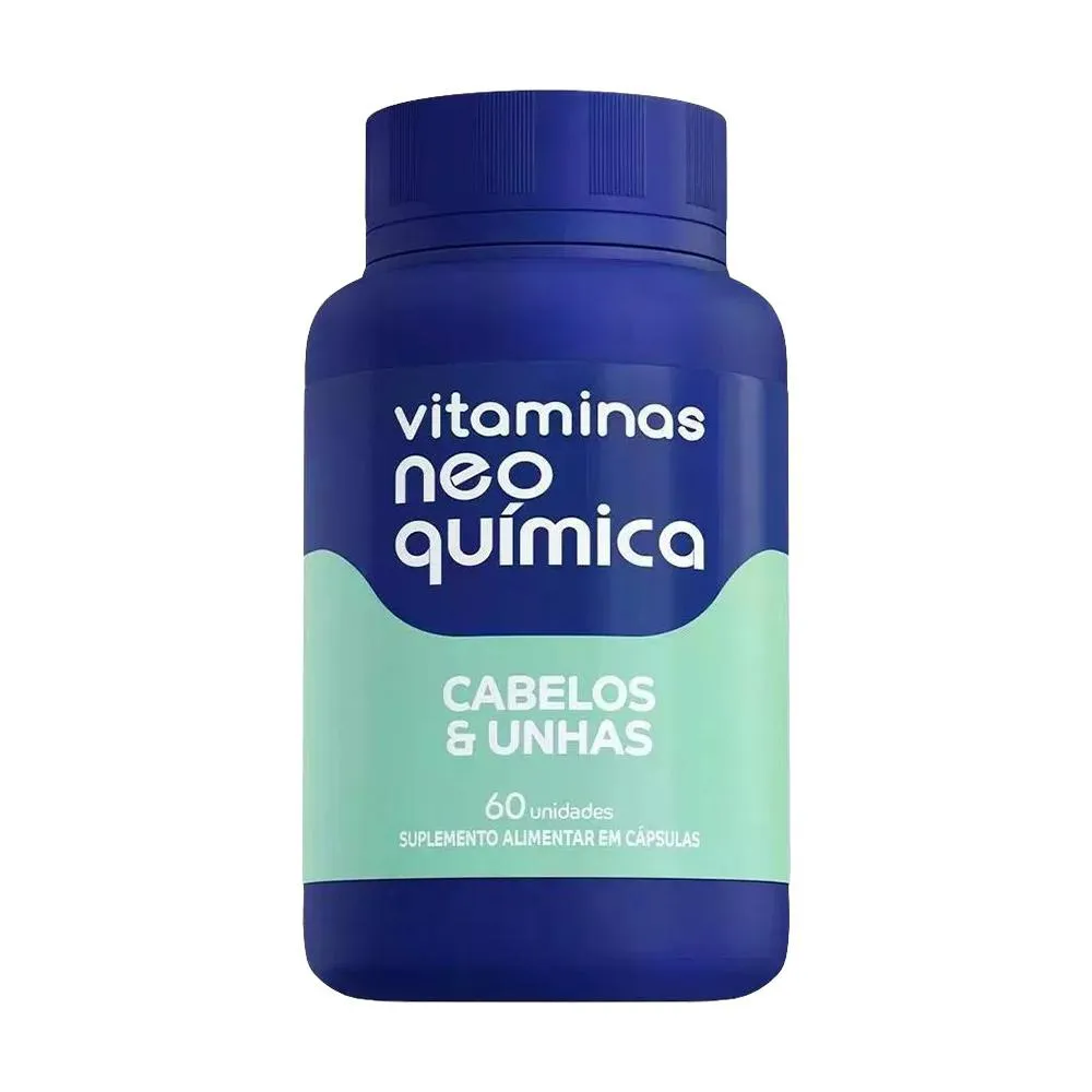 VITAMINA CABELOS E UNHAS 60CPS - NEO QUíMICA