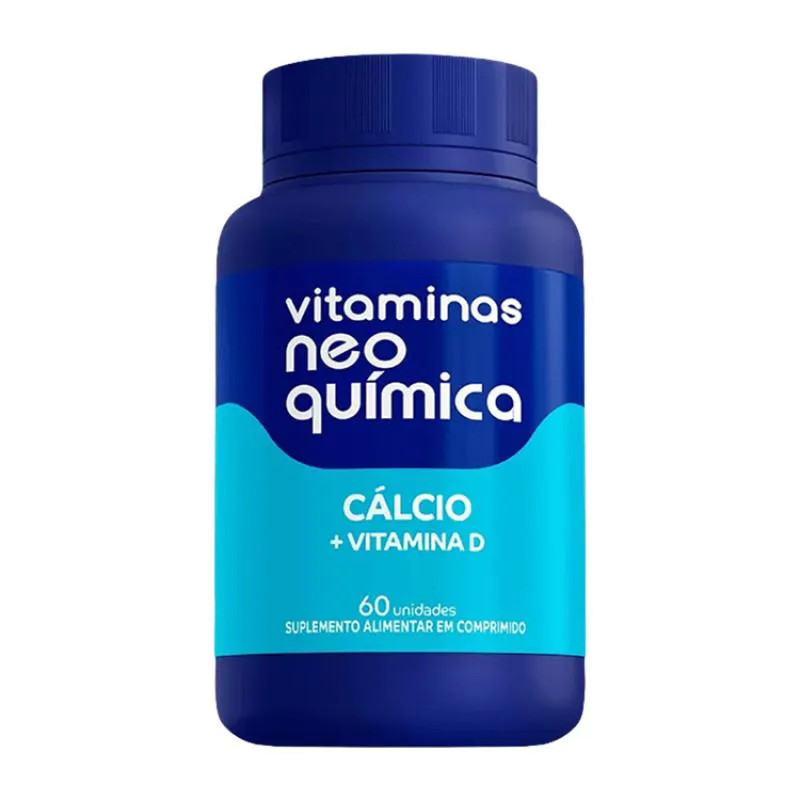 SUPLEMENTO CáLCIO + VITAMINA D 60 CáPSULAS - NEO QUíMICA