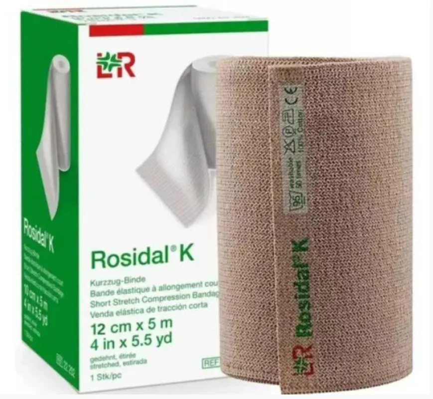 ROSIDAL K BANDAGEM DE CURTO ESTIRAMENTO E ALTA COMPRESSãO 10CMX5M  - LOHMANN & RAUSCHER