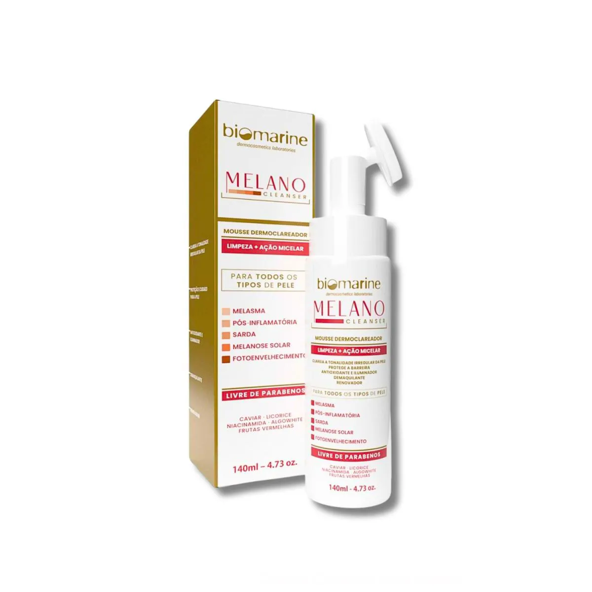 BIOMARINE MELANO CLEANSER SABONETE FACIAL CLAREAMENTO 140ML