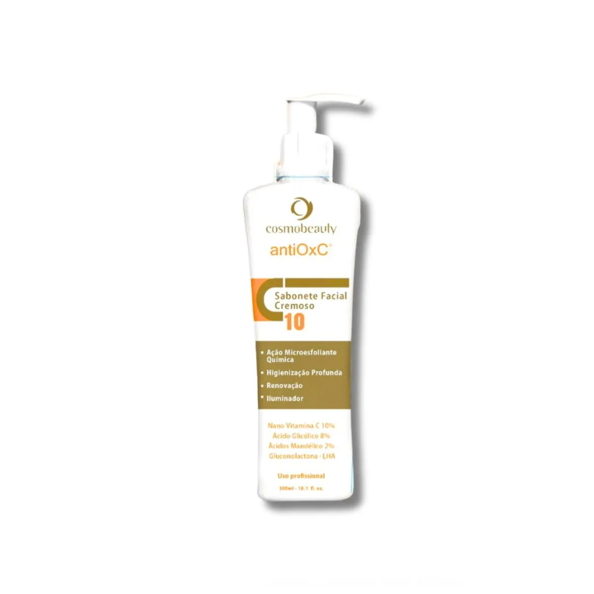 COSMOBEAUTY SABONETE FACIAL CREMOSO ANTIOX C  300ML ENVIO JA