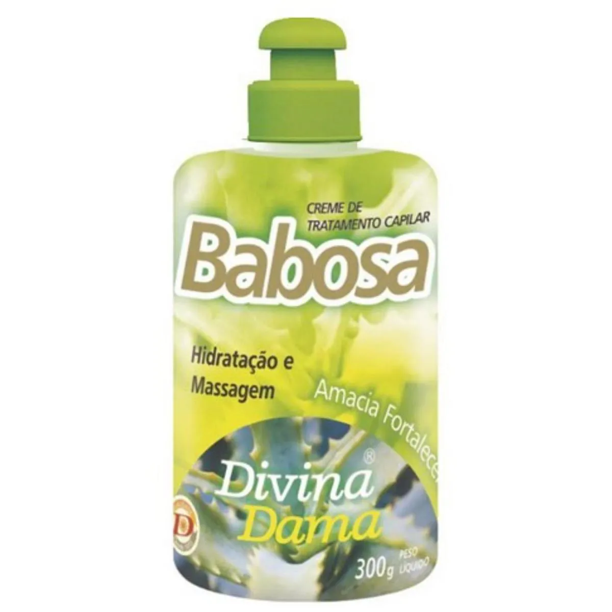 DIVINA DAMA CREME DE TRATAMENTO CAPILAR BABOSA  300G