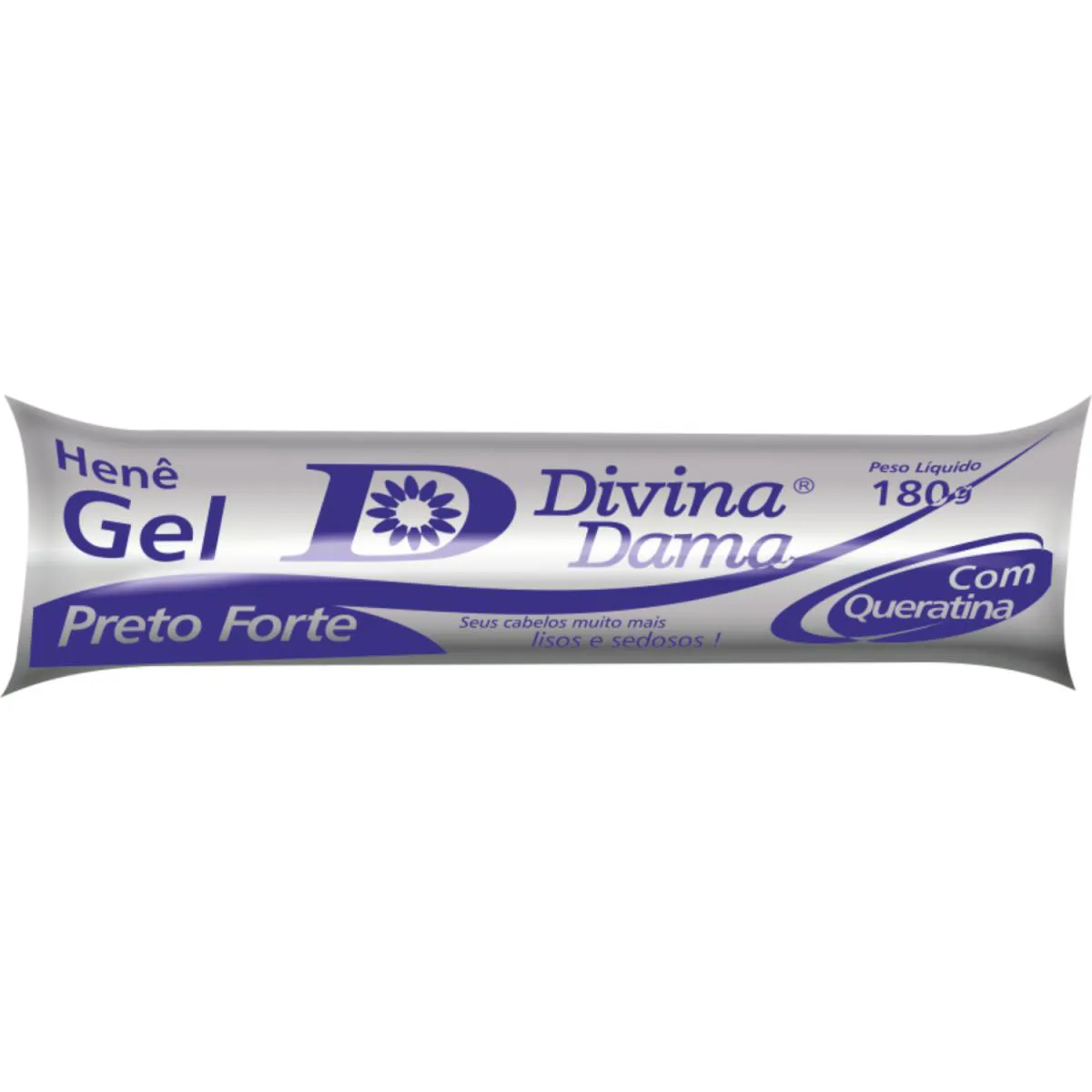 DIVINA DAMA HENÊ GEL PRETO FORTE 180GR