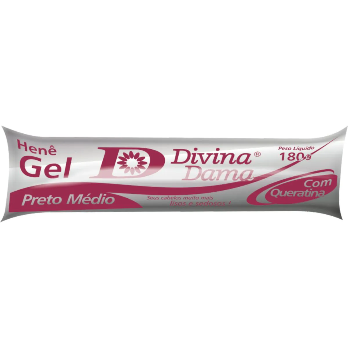 DIVINA DAMA HENÊ GEL PRETO MÉDIO 180GR