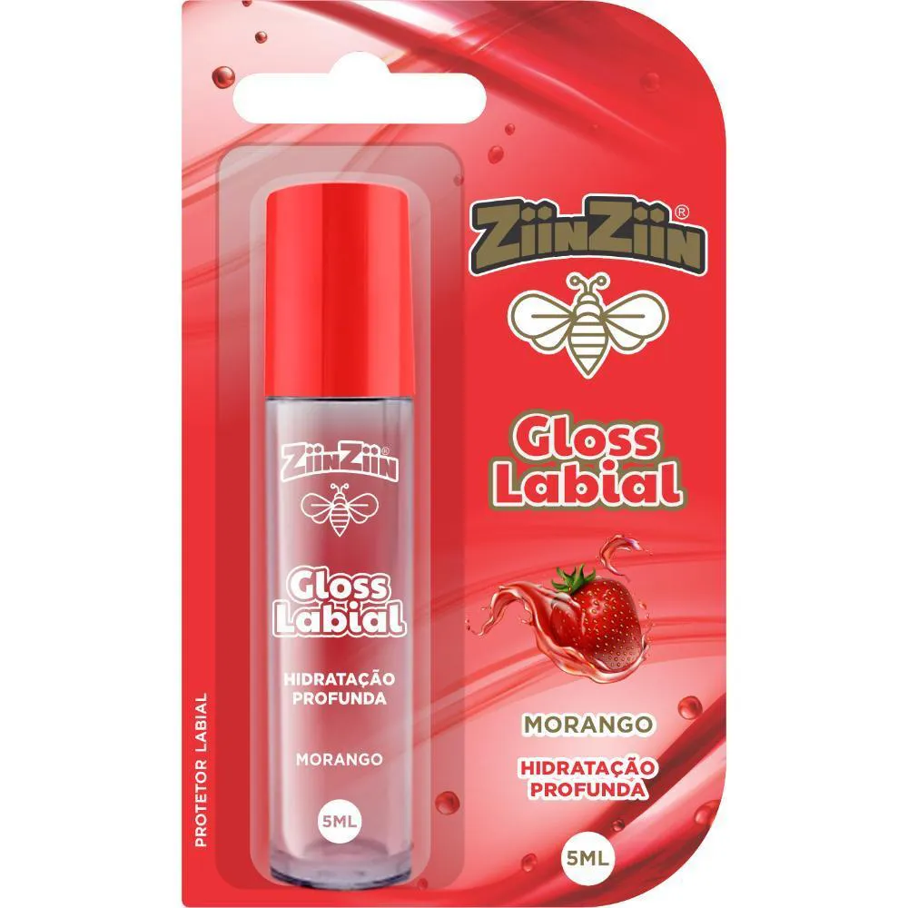 ZIINZIIN GLOSS LABIAL MORANGO 5ML