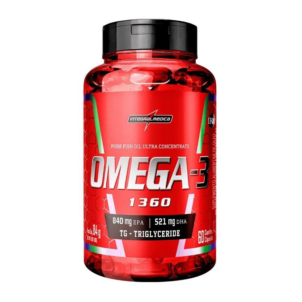 ÔMEGA 3 CONCENTRADO 1.360MG COM VITAMINA E (60 CAPS) - PADRãO: ÚNICO