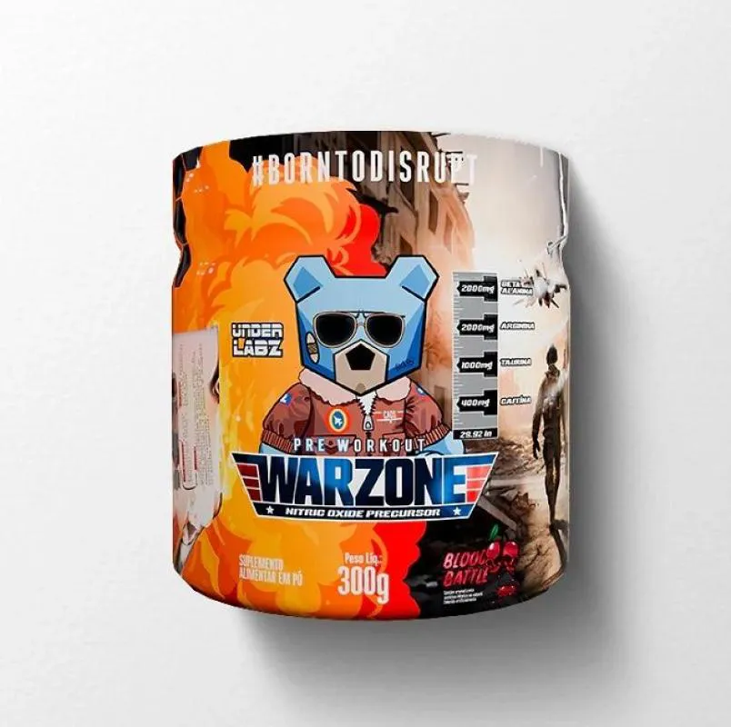 WARZONE PRE WORKOUT (300G) - SABOR: BLOOD BATTLE