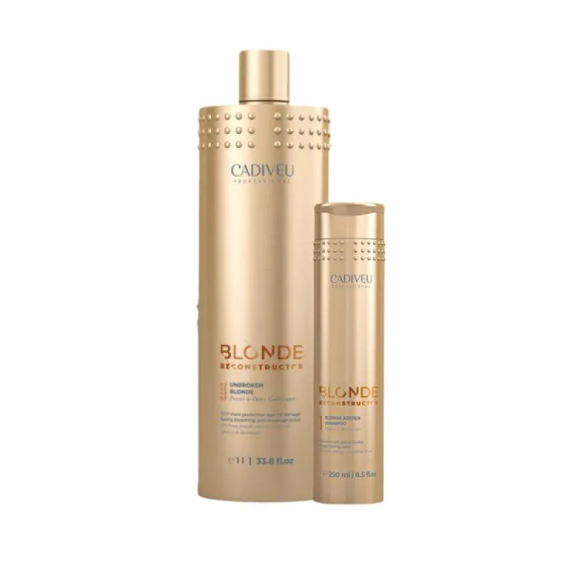 CADIVEU BLONDE RECONSTRUCTOR SHAMPOO E PROTETOR DE MECHAS