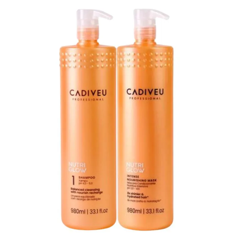 CADIVEU NUTRI GLOW SH 980ML + MASC 980ML