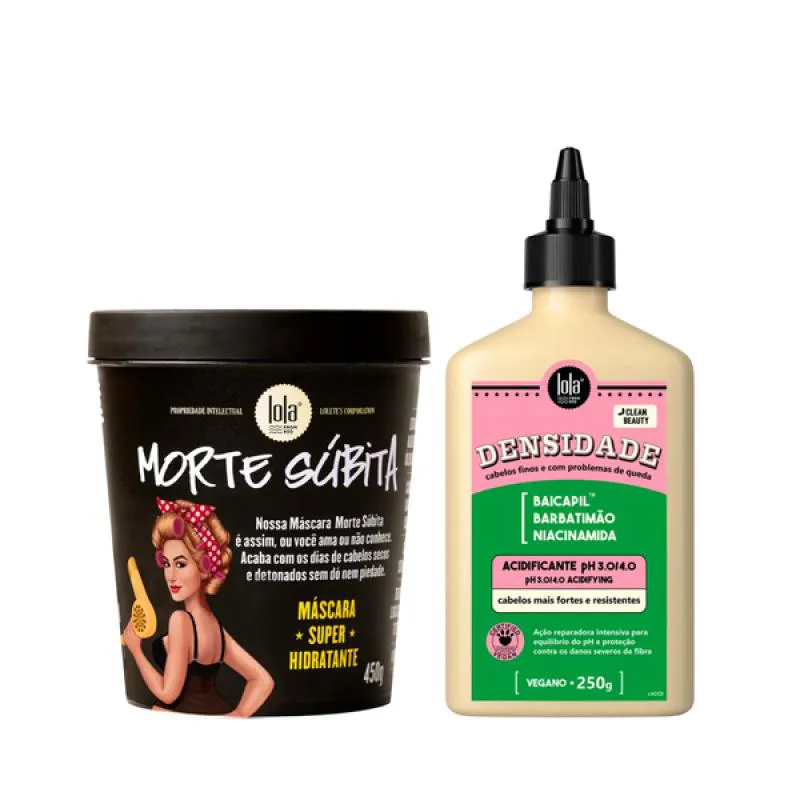 KIT LOLA MORTE SUBITA MASC 450ML + DENSIDADE ACIDIFICANTE 250ML
