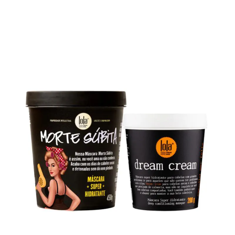 KIT LOLA MORTE SUBITA MASC 450ML + DREAM CREAM MASCARA 200ML