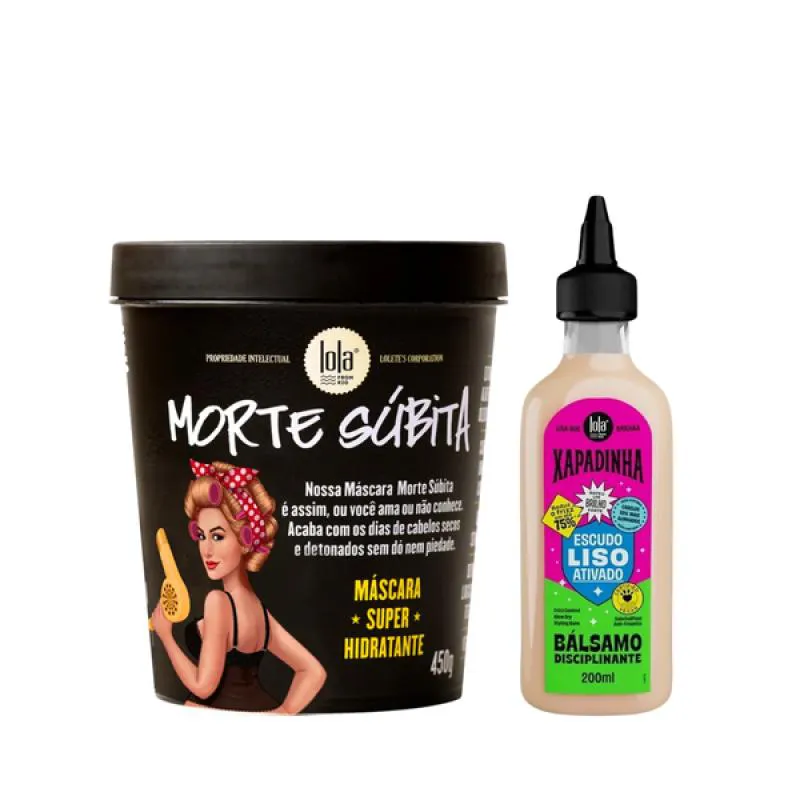 KIT LOLA MORTE SUBITA MASC 450ML + XAPADINHA BALSAMO 200ML
