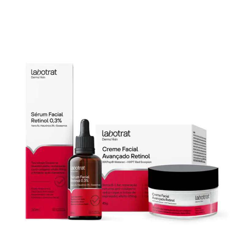 LABOTRAT DERMO SKIN RETINOL SéRUM 30ML + CREME BOTOX-LIKE 45ML