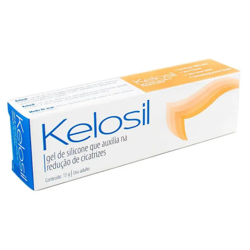 KELOSIL GEL DE SILICONE REDUÇÃO DE CICATRIZES QUELOIDES 15G