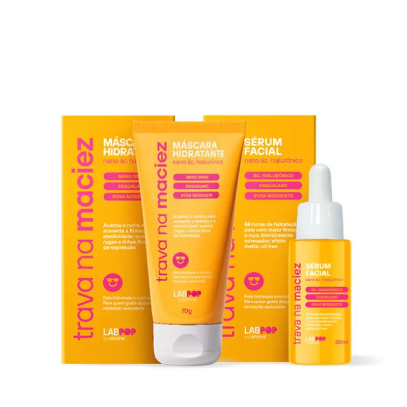 LABOTRAT LABPOP TRAVA NA MACIEZ SéRUM + MASCARA HIDRATANTE