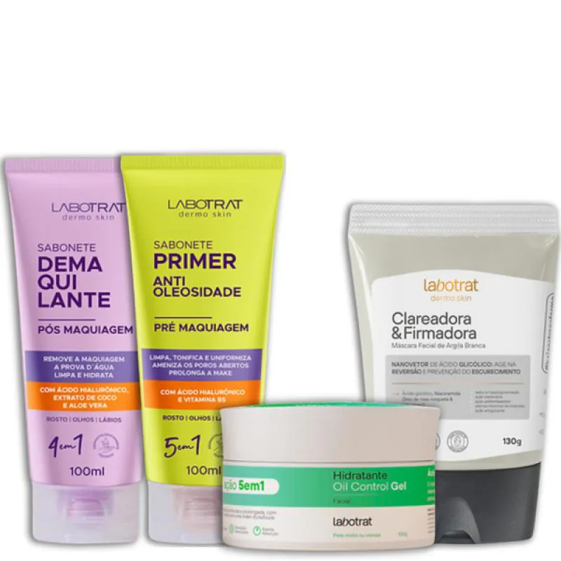 LABOTRAT SAB PRé E PóS MAKE + HIDRA GEL + ARGILA BRANCA