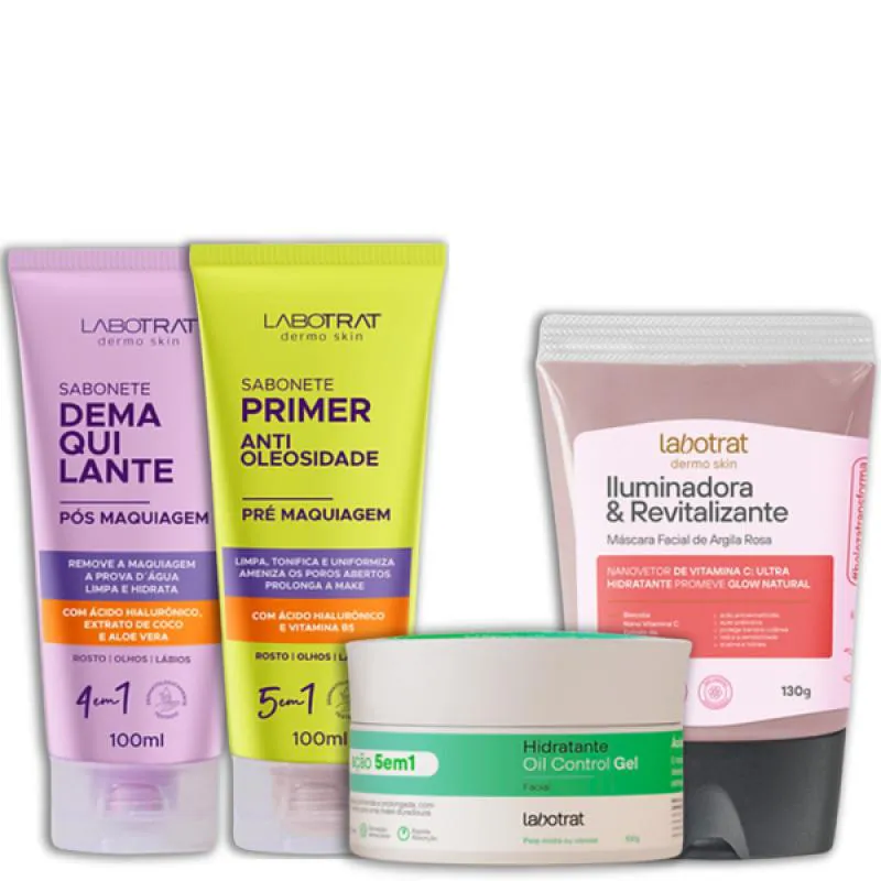 LABOTRAT SAB PRé E PóS MAKE + HIDRA GEL + ARGILA ROSA