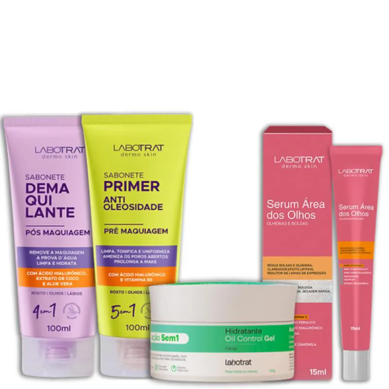 LABOTRAT SAB PRé E PóS MAKE + HIDRA GEL + SéRUM ÁREA OLHOS