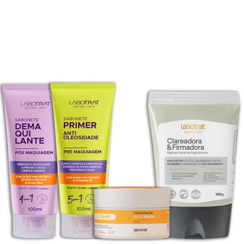 LABOTRAT SAB PRé E PóS MAKE + HIDRA NUTRI + ARGILA BRANCA