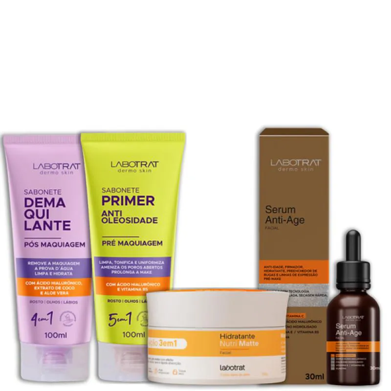 LABOTRAT SAB PRé E PóS MAKE + HIDRA NUTRI + SéRUM ANTI-AGE
