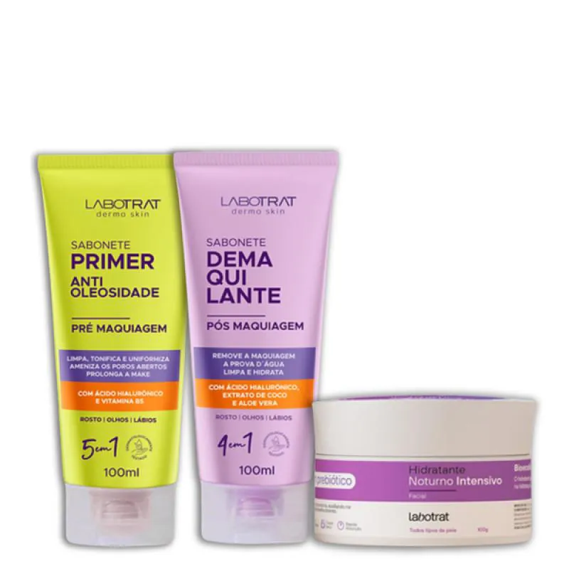 LABOTRAT SAB PRé MAKE + SAB PóS MAKE + HIDRA NOTURNO