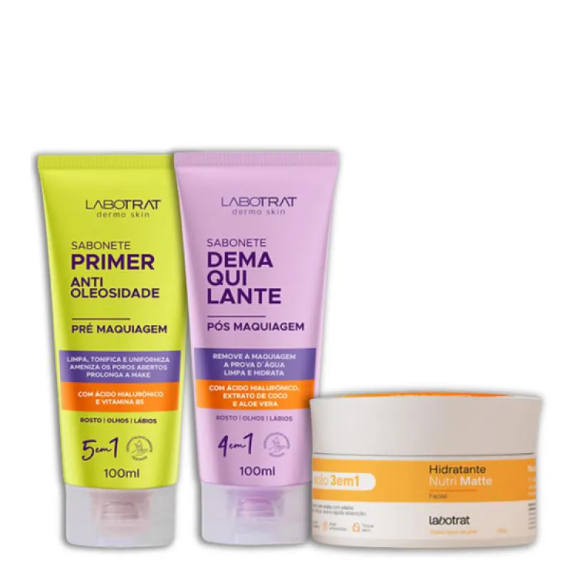 LABOTRAT SAB PRé MAKE + SAB PóS MAKE + HIDRA NUTRI MATTE