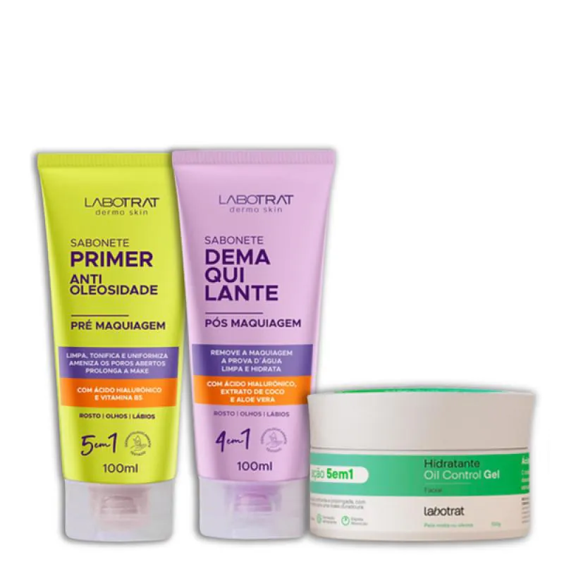 LABOTRAT SAB PRé MAKE + SAB PóS MAKE + HIDRA OIL CONTROL