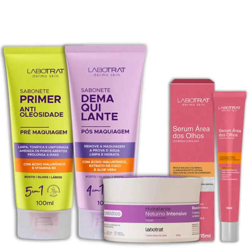 LABOTRAT SAB PRé MAKE + SAB PóS MAKE+ HIDRA NOT + SéRUM OLHOS