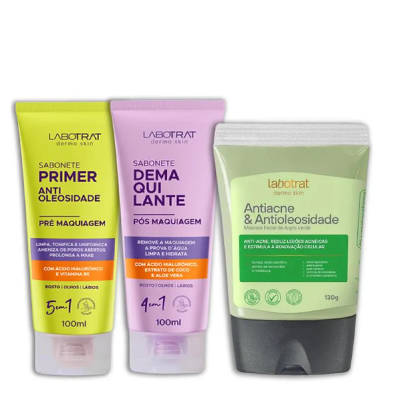 LABOTRAT SAB PRé MAKE E PóS MAKE + ARGILA VERDE