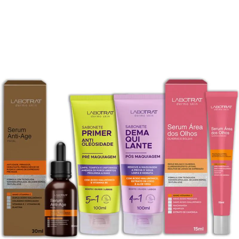 LABOTRAT SAB PRéMAKE + SAB PóS MAKE + ANTI-AGE + SéRUM OLHOS