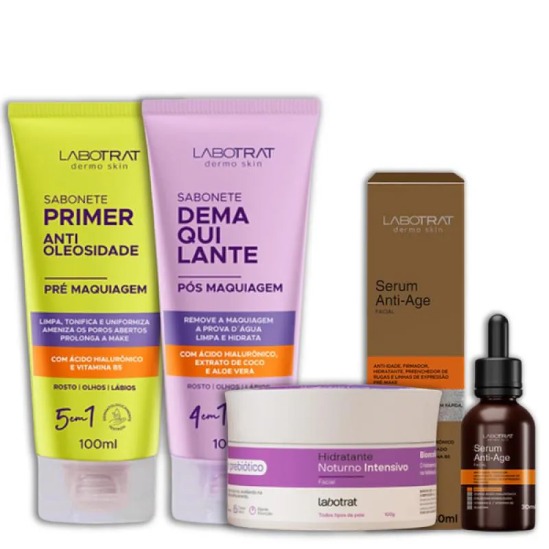 LABOTRAT SAB PRéMAKE+SAB PóSMAKE+HIDRA NOTURNO+SéRUM ANTIAGE