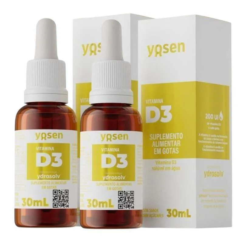 KIT 2 VITAMINA D3 YOSEN 30ML