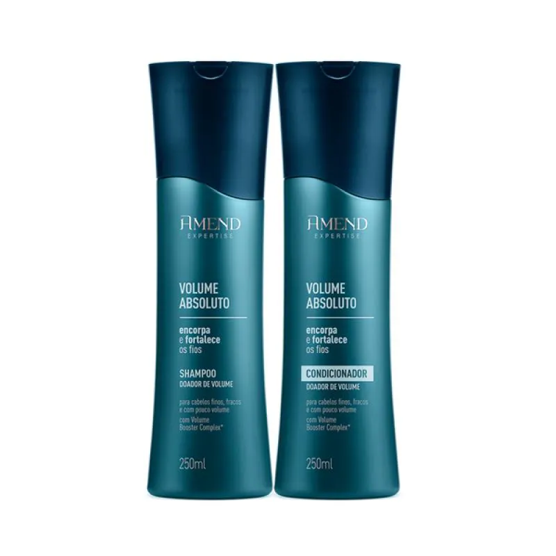 AMEND VOLUME ABSOLUTO SHAMPOO 250ML + CONDICIONADOR 250ML