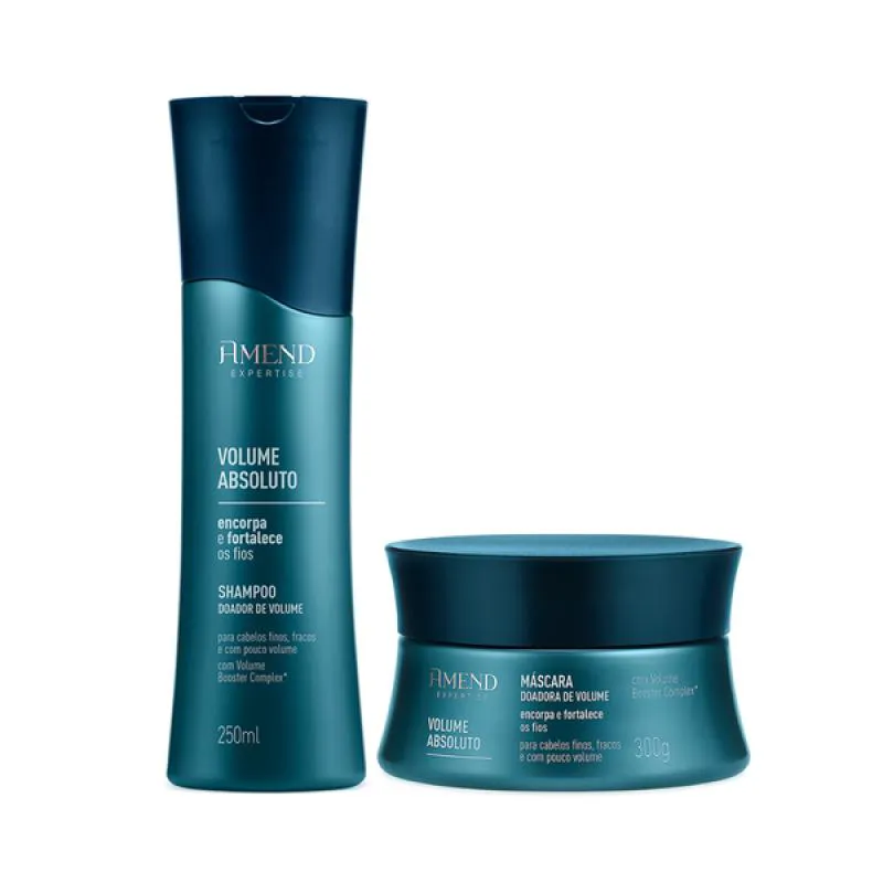 AMEND VOLUME ABSOLUTO SHAMPOO 250ML + MáSCARA 300ML