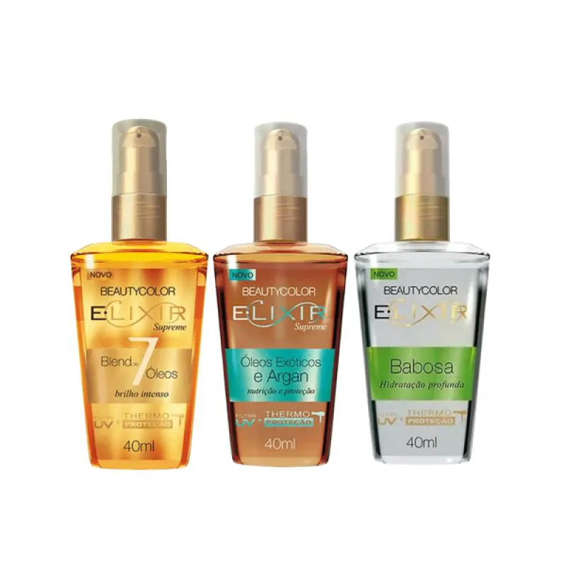 BEAUTYCOLOR ELIXIR SUPREME BLEND 7 ÓLEOS + ARGAN + BABOSA