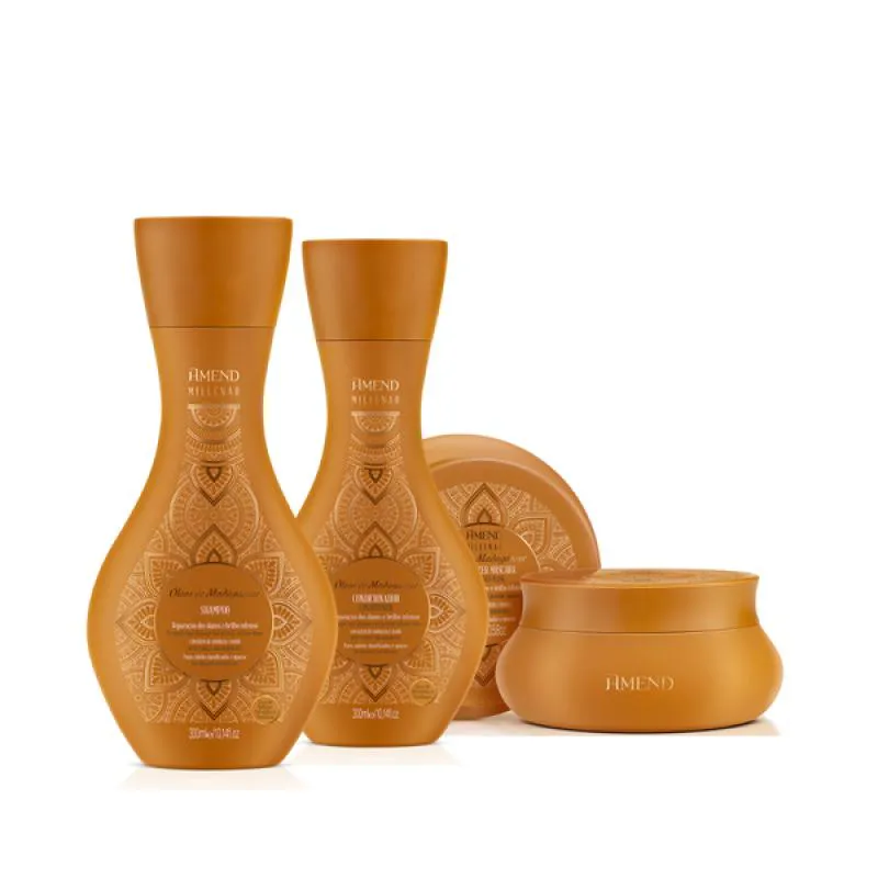 AMEND MILLENAR ÓLEOS DE MADAGASCAR SH 300ML + COND 300ML + MASC 300ML