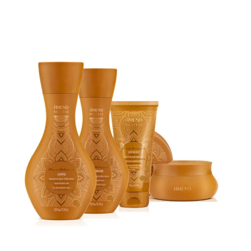 AMEND MILLENAR ÓLEOS DE MADAGASCAR SH 300ML + COND 300ML + MASC 300ML + BALM SELANTE 180ML