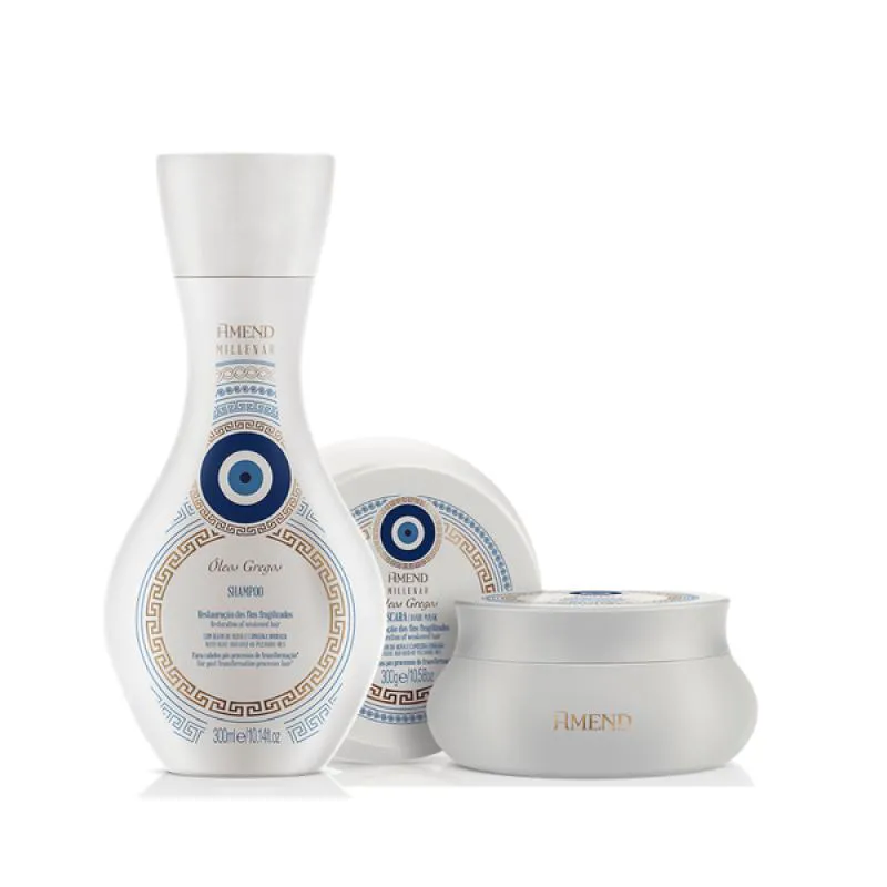 AMEND MILLENAR ÓLEOS GREGOS SH 300ML + MASC 300ML