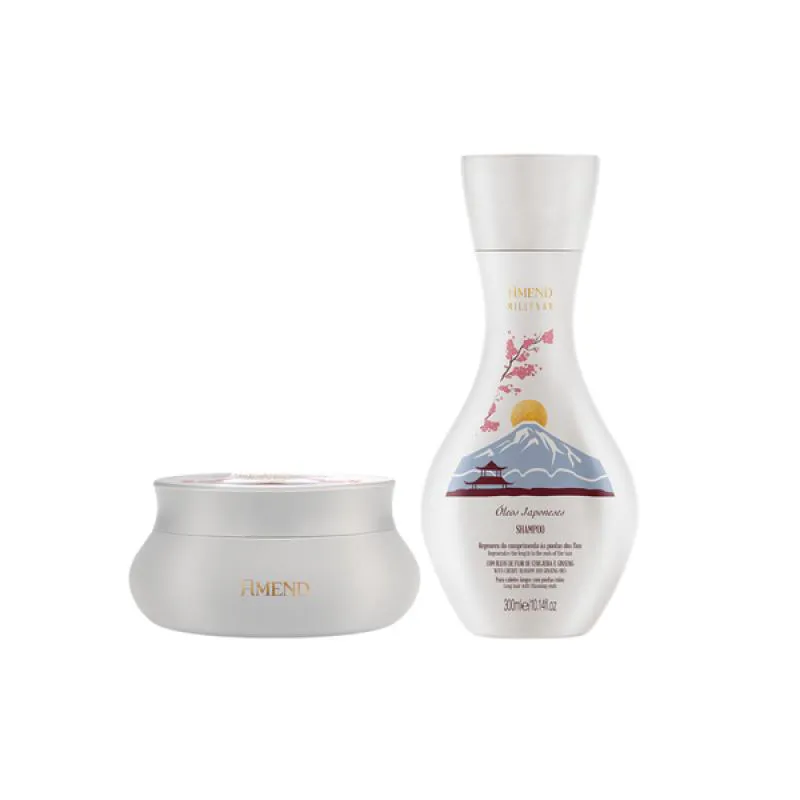 AMEND MILLENAR ÓLEOS JAPONESES SH 300ML + MASC 300ML