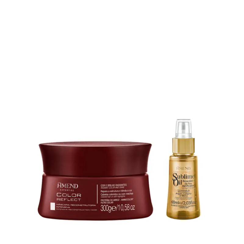 AMEND EXPERTISE COLOR REFLECT MASC 300ML + SUBLIME OIL 60ML