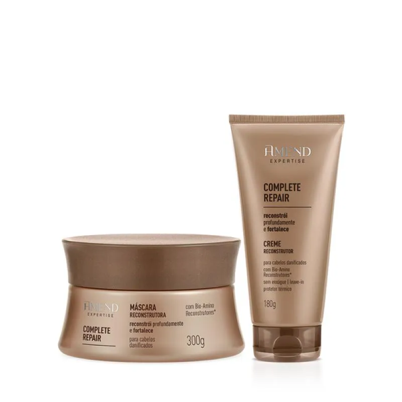 AMEND EXPERTISE COMPLETE REPAIR MASC 300ML + LEAVE-IN 180ML