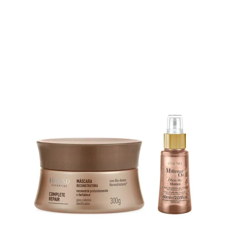 AMEND EXPERTISE COMPLETE REPAIR MASC 300ML + MILLENAR OIL MONóI 60ML