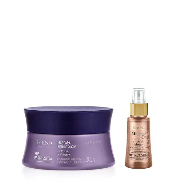 AMEND EXPERTISE PóS PROGRESSIVA MASC 300ML + MILLENAR OIL MONóI 60ML