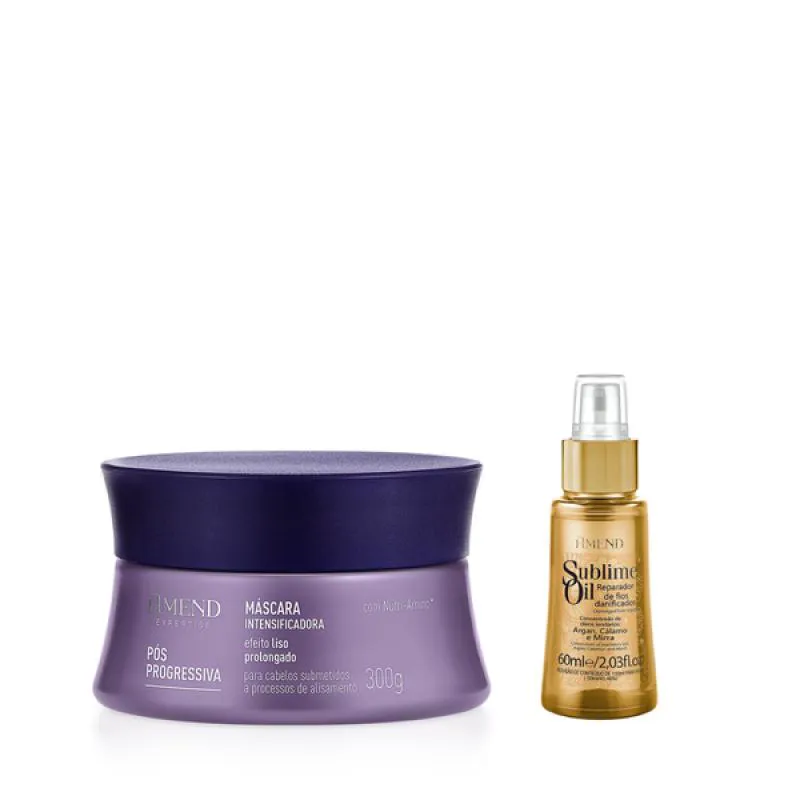 AMEND EXPERTISE PóS PROGRESSIVA MASC 300ML + SUBLIME OIL 60ML