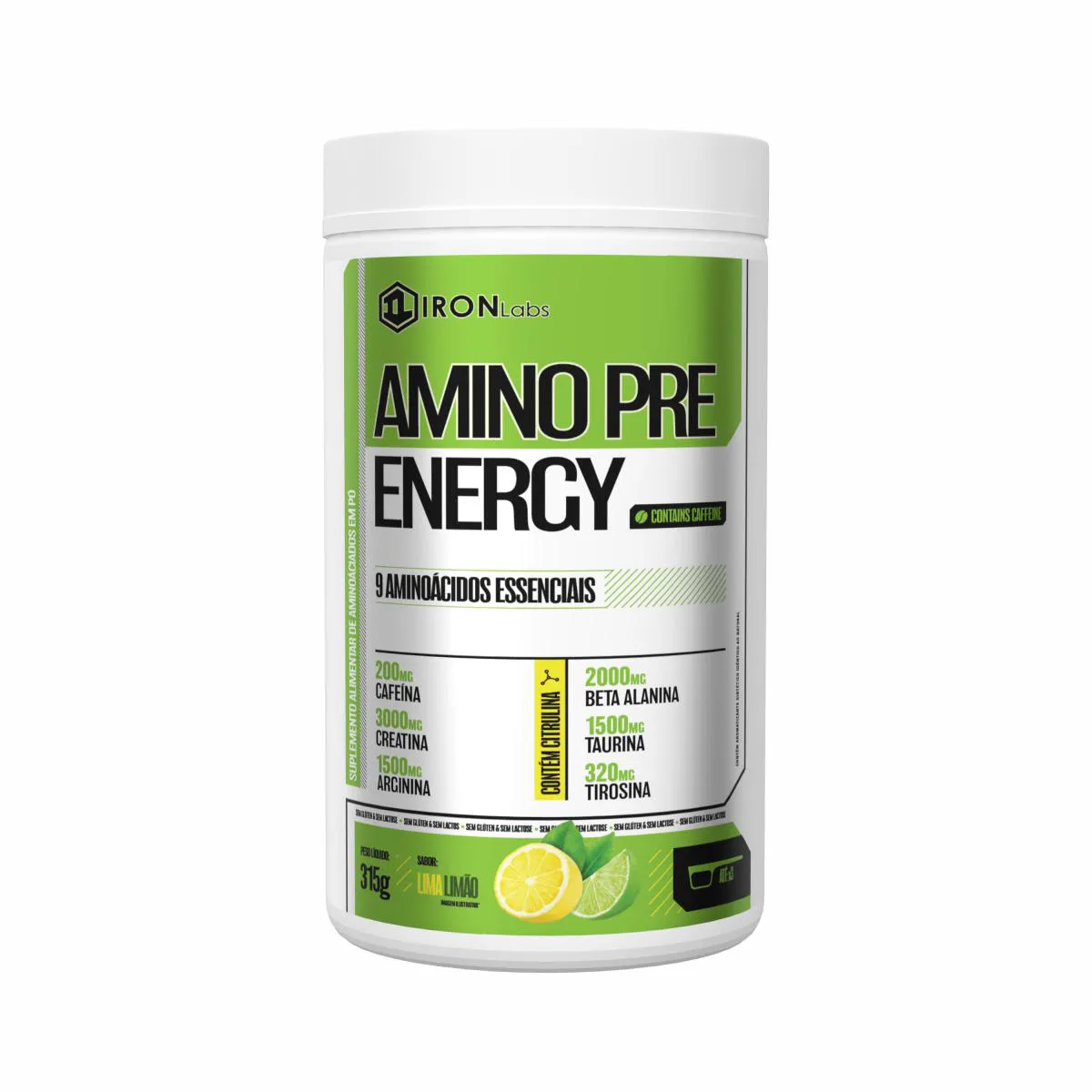 AMINO PRE ENERGY 315G LIMA LIMÃO