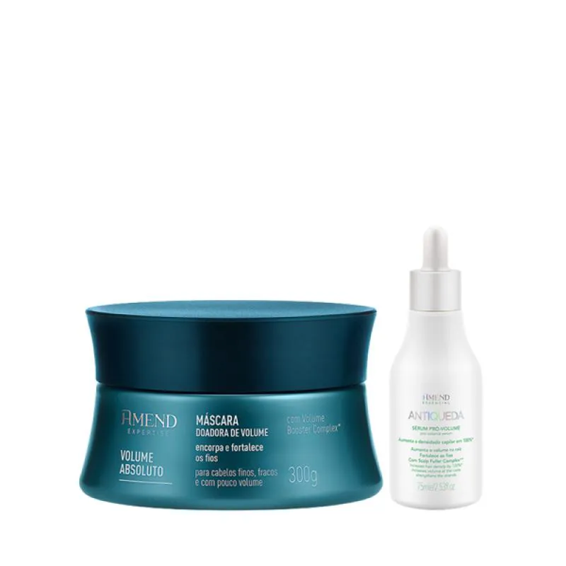 AMEND EXPERTISE VOLUME ABSOLUTO MASC 300ML + SéRUM 75ML