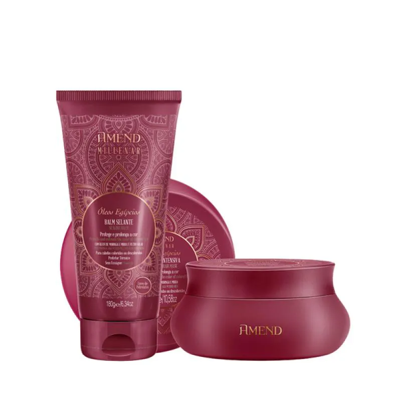 AMEND MILLENAR ÓLEOS EGíPCIOS MASC 300ML + BALM SELANTE 180ML